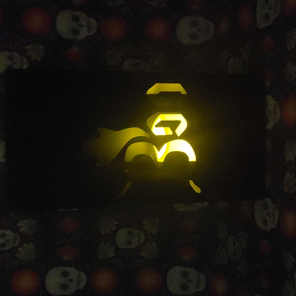 Metal Light Up Boo Decor - Picture 3 of 7